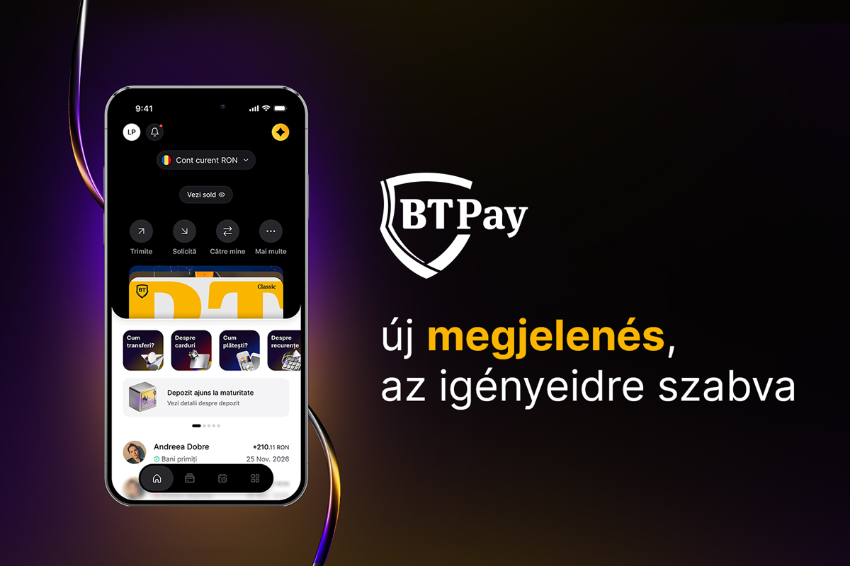 Megújul a BT Pay: még egyszerűbben intézhetjük a mindennapi pénzügyeket telefonról