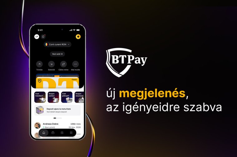 Megújul a BT Pay: még egyszerűbben intézhetjük a mindennapi pénzügyeket telefonról