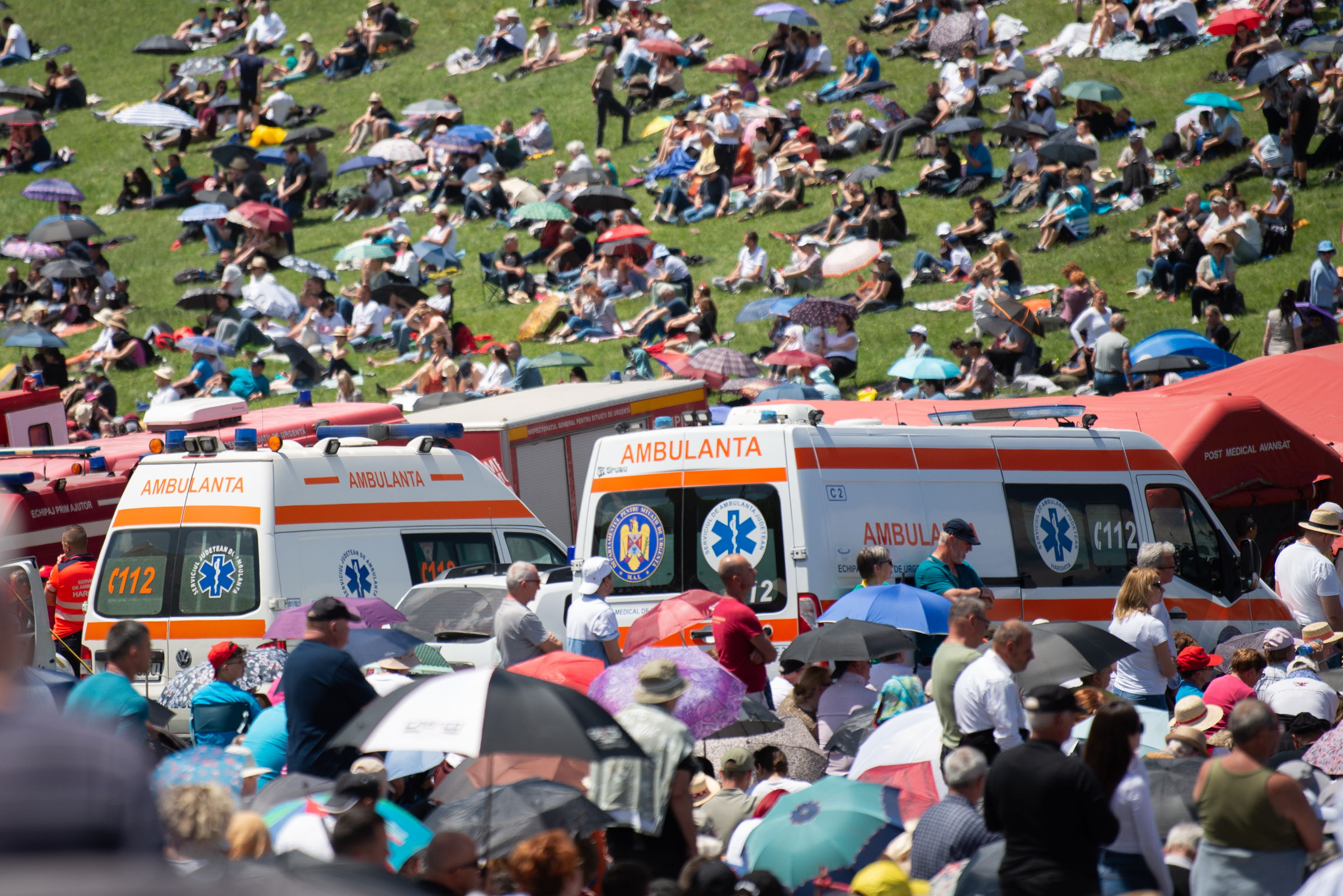 Több mint 150 zarándok szorult sürgősségi orvosi ellátásra a csíksomlyói pünkösdi búcsún