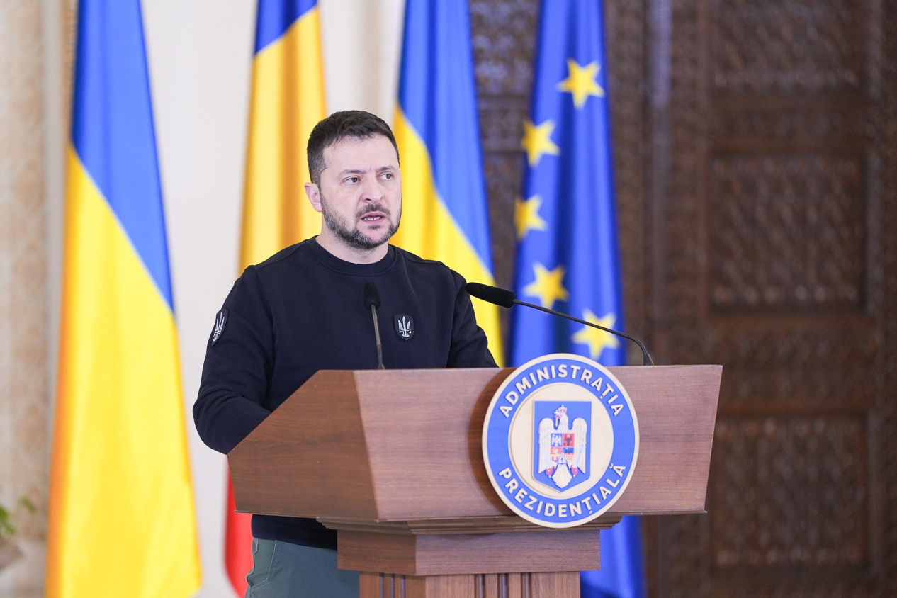 Hivatalos: látogatást tesz csütörtökön Romániában Volodimir Zelenszkij ukrán elnök