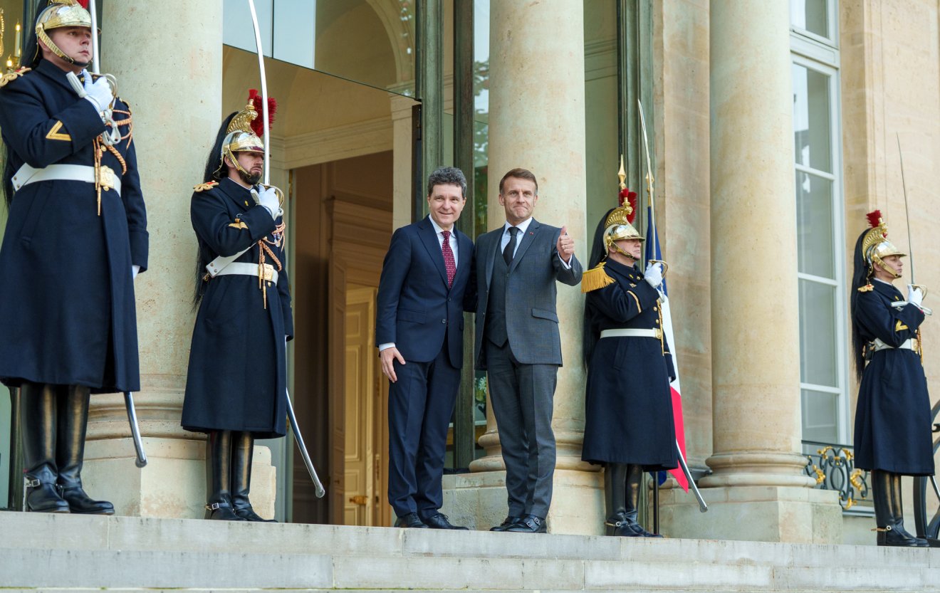 Nicușor Dan: Rendkívül szívélyes tárgyalásaim voltak Macron elnökkel