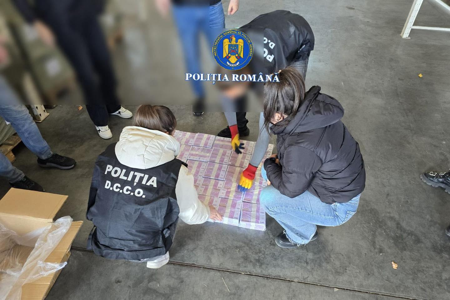 Közel ötmillió hamis bankjegyet foglalt le a rendőrség a konstancai kikötőben