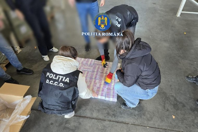 Közel ötmillió hamis bankjegyet foglalt le a rendőrség a konstancai kikötőben