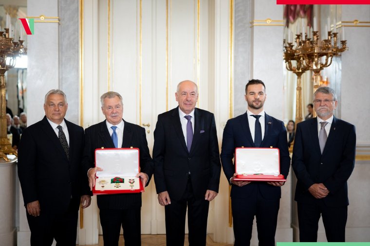 Farkas Bertalan és Kapu Tibor kapta a Magyar Szent István-rendet