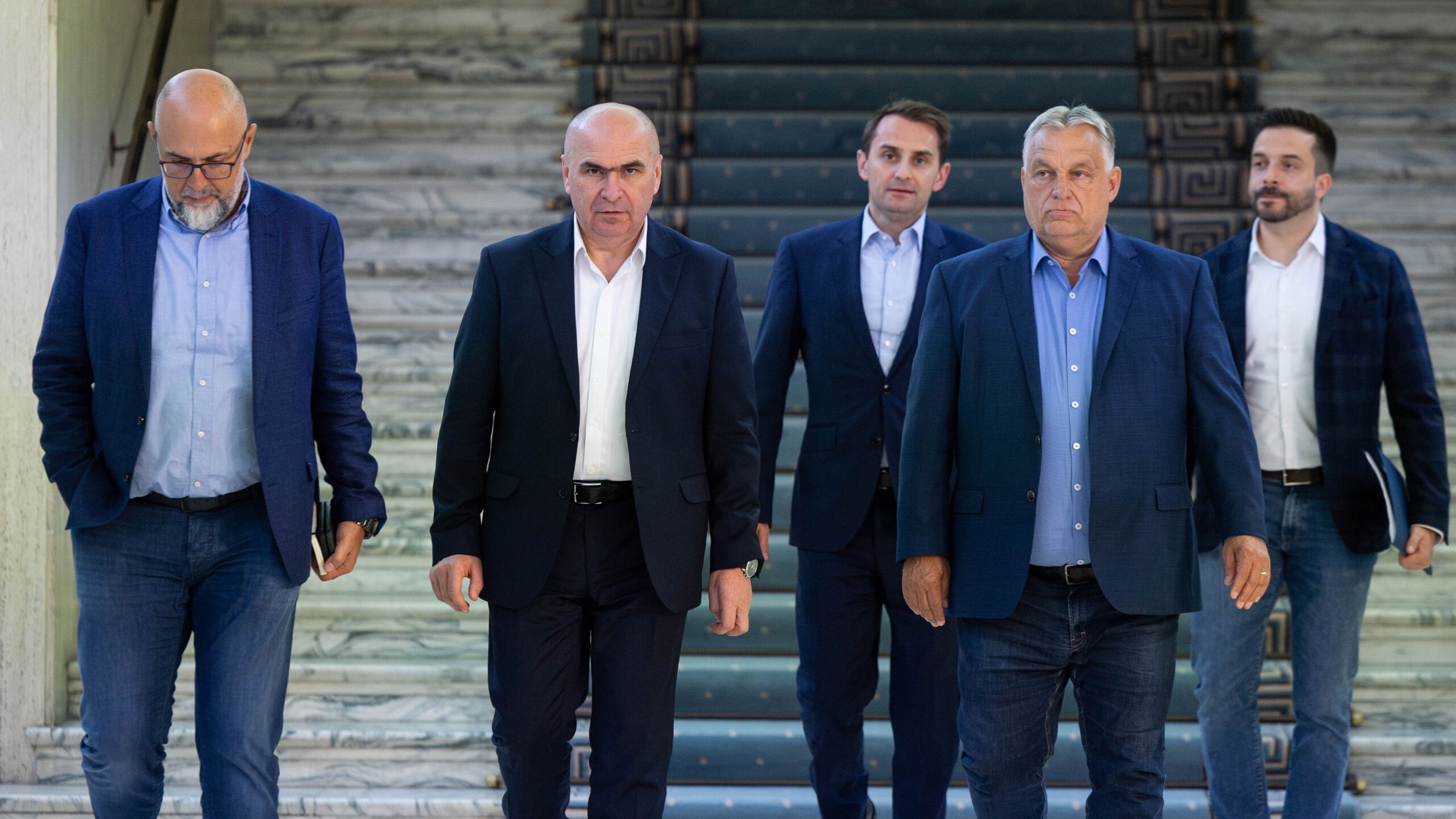 Közös infrastrukturális projektek is terítékre kerültek Orbán Viktor és Ilie Bolojan találkozóján