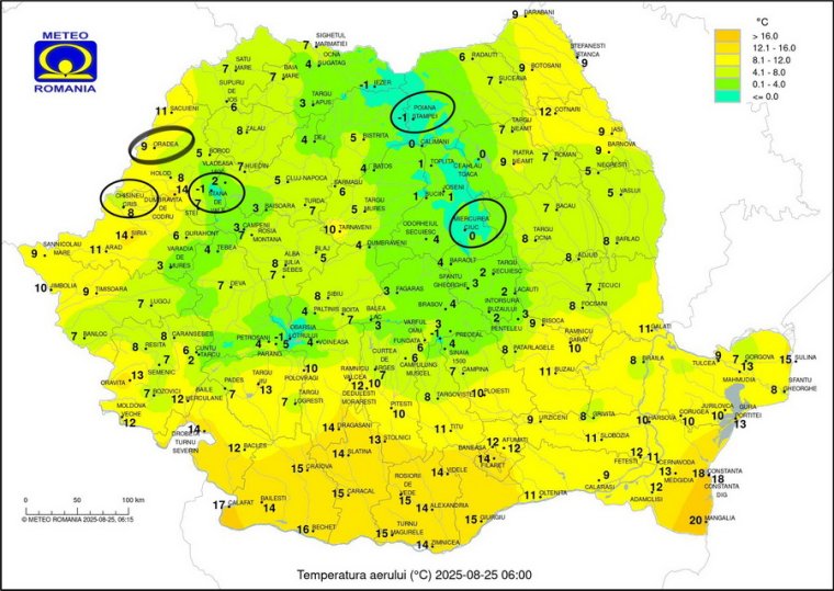 Augusztusi hidegrekord: Biharfüreden -1 fok volt ma hajnalban