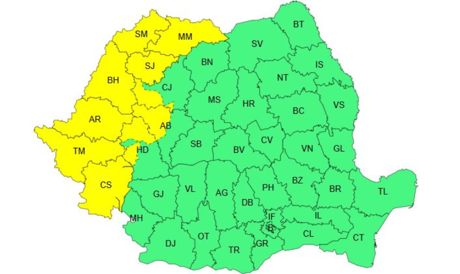 Térségünkben vihar, délen kánikula várható hétfőig