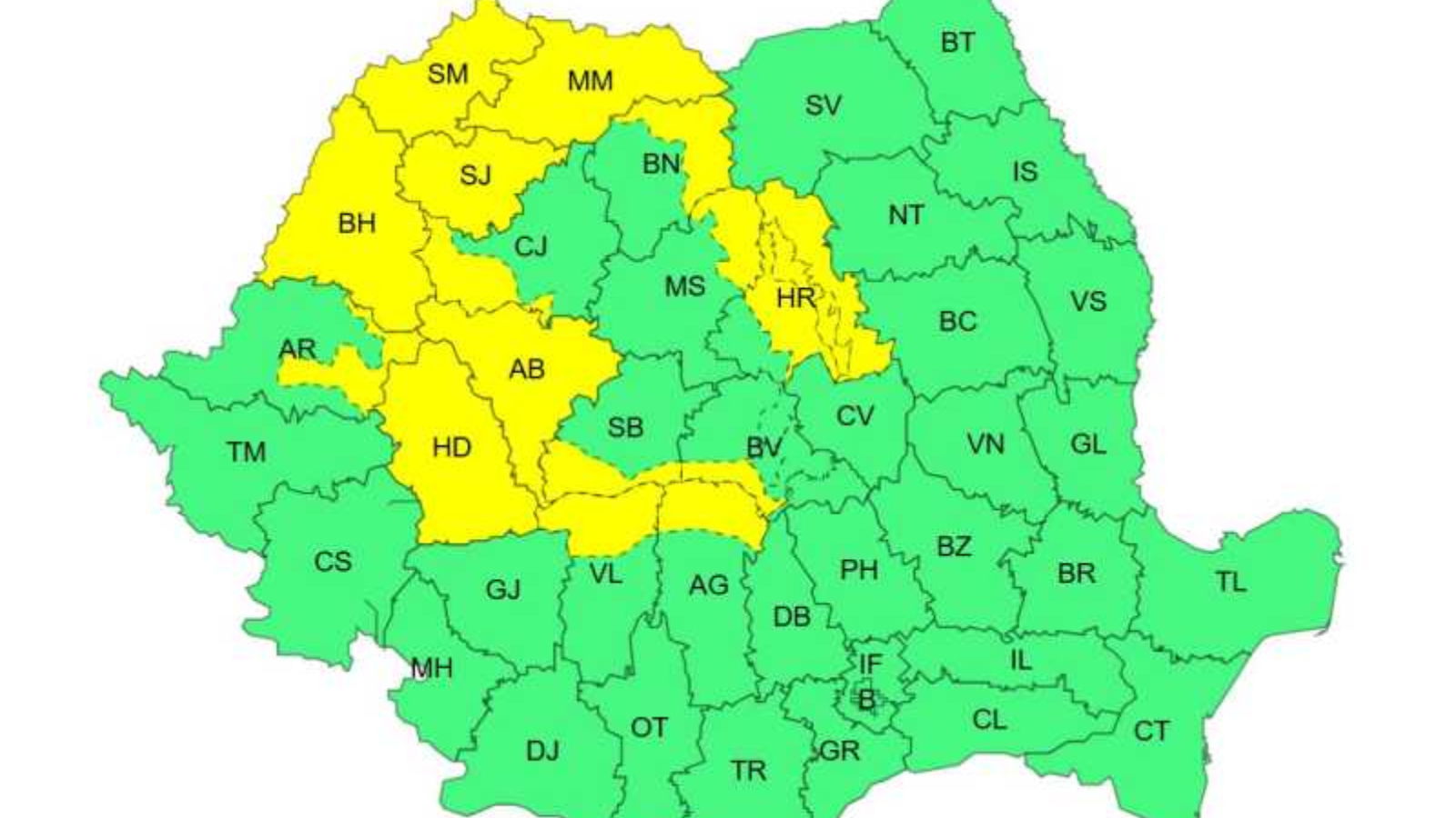 FRISSÍTVE | Viharos idő várható a mai napon a Partiumban is