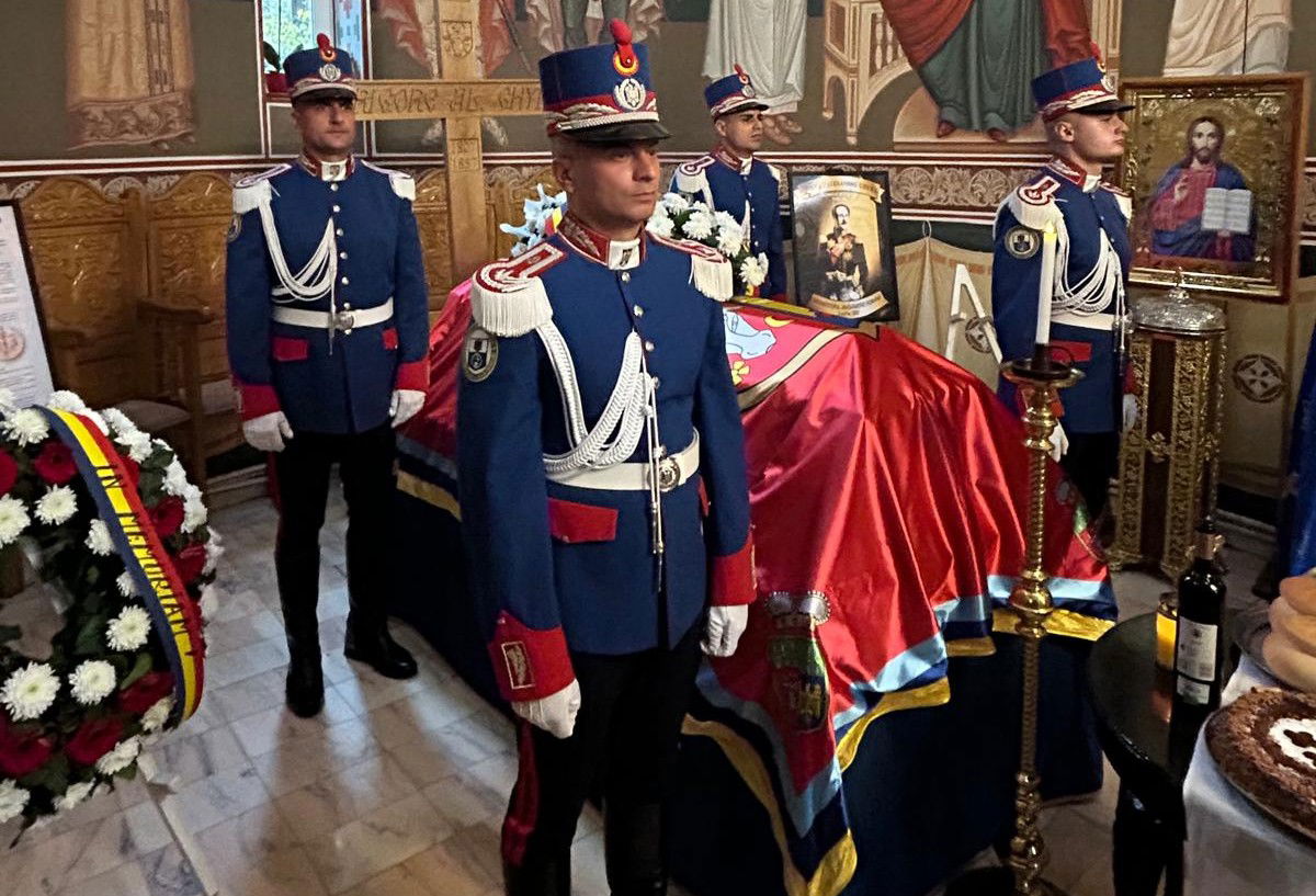 Felravatalozták Cotroceni-ben Moldva utolsó fejedelme, Grigore Alexandru Ghyka koporsóját