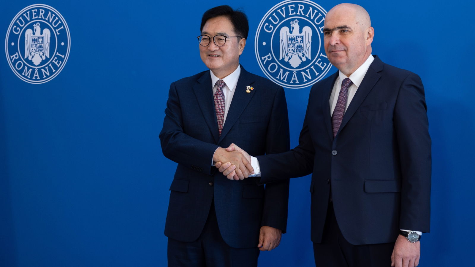 A dél-koreai nemzetgyűlés elnökével tárgyalt Bukarestben Ilie Bolojan kormányfő