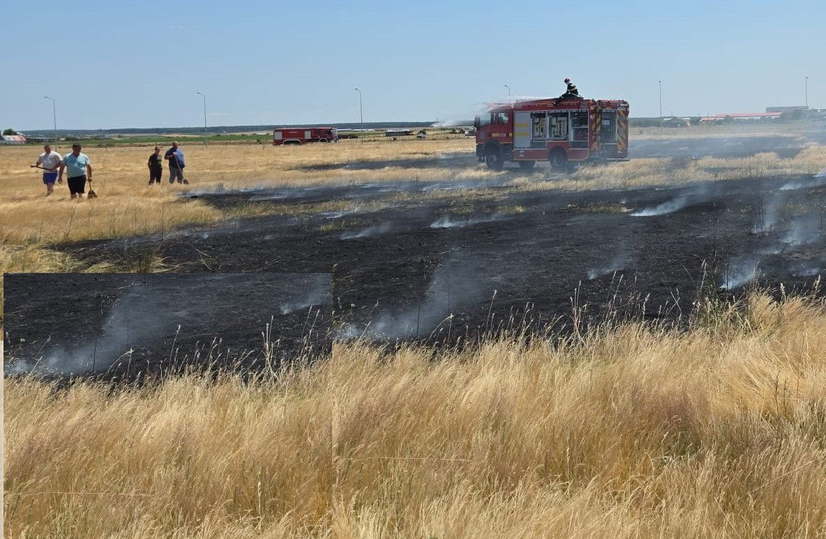 Tarlótűz Nagyürögdön