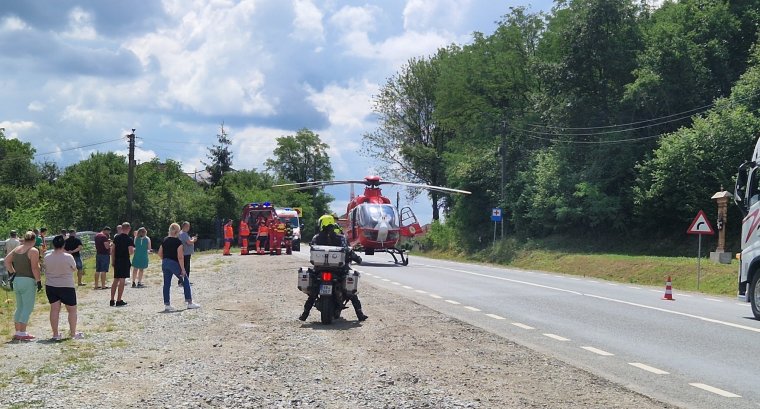 Frissítés | Súlyos baleset történt Drágcsékénél, az egyik áldozatot helikopterrel szállították kórházba
