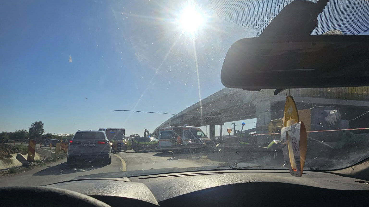 Áramütés ért egy férfit a fugyivásárhelyi körgyűrűnél lévő építőtelepen