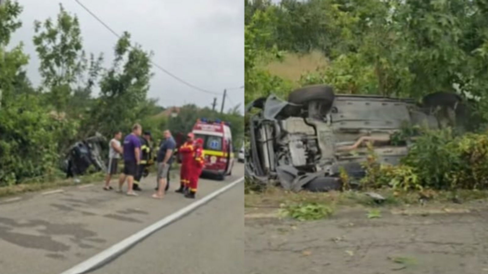 Felborult egy autó Nyárszegen, egy nő kórházba került