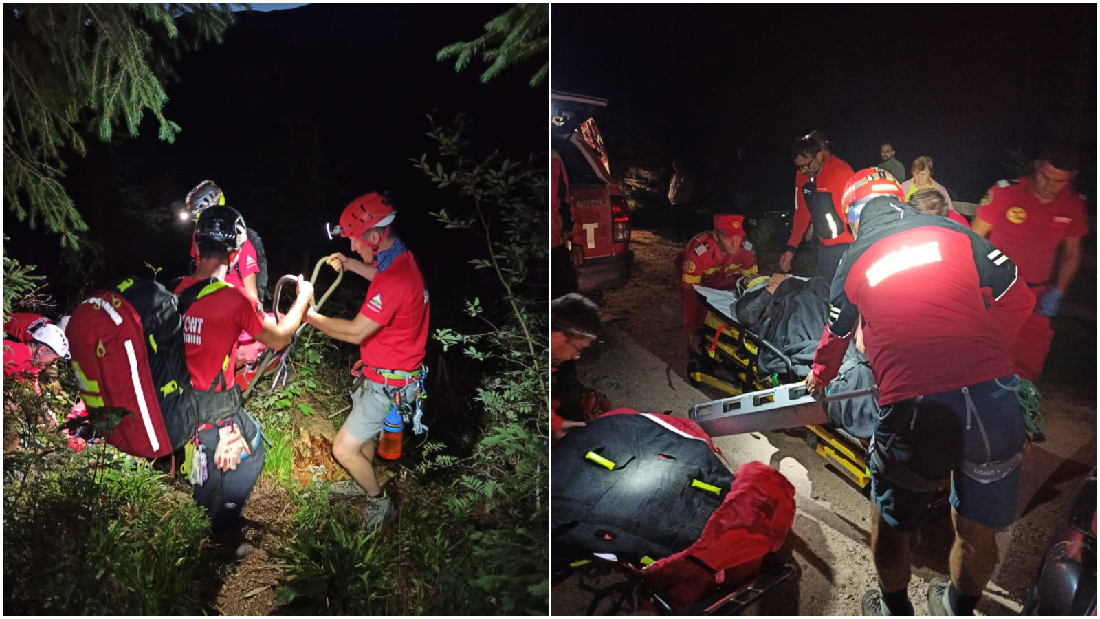 Éjszakai mentés zajlott az Aragyásza-barlangnál