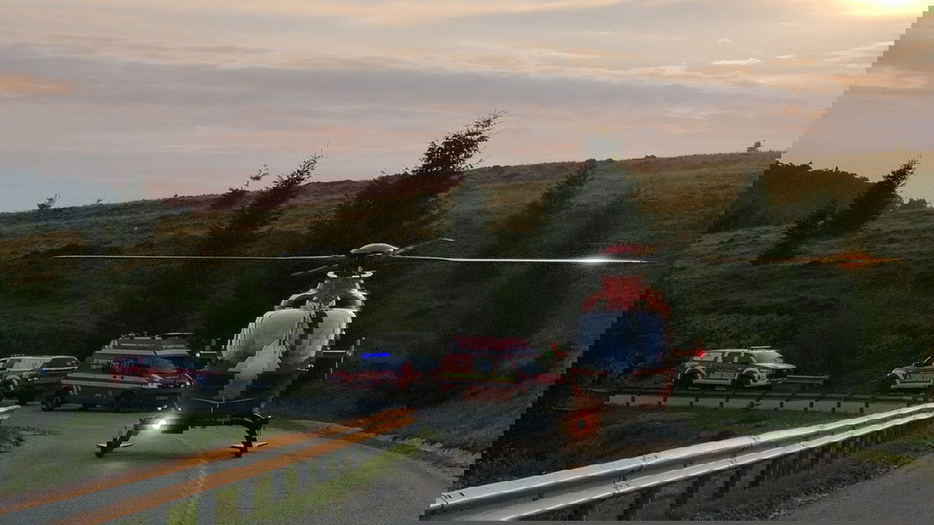 Biciklis szenvedett balesetet a hegyekben