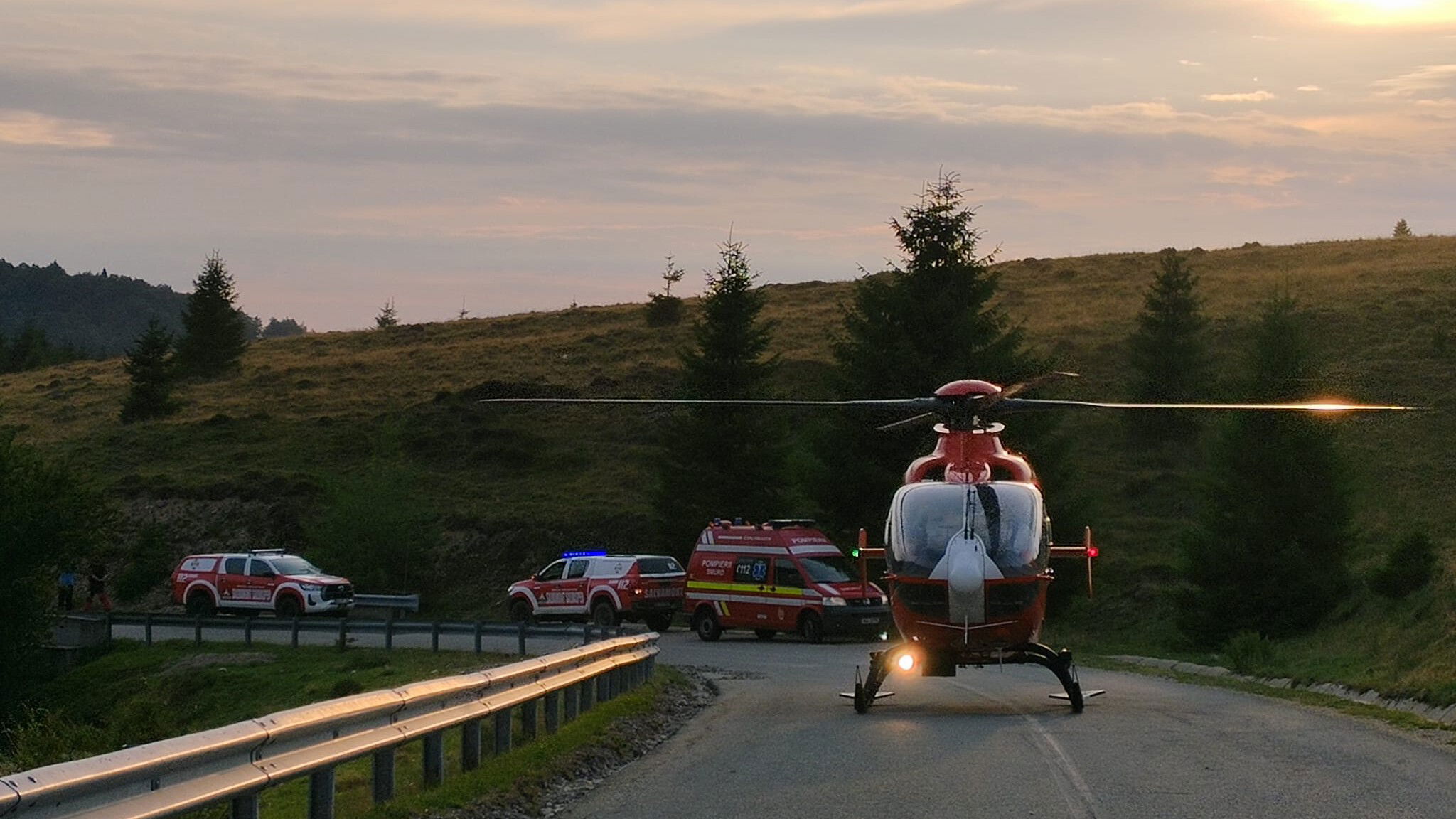 Biciklis szenvedett balesetet a hegyekben