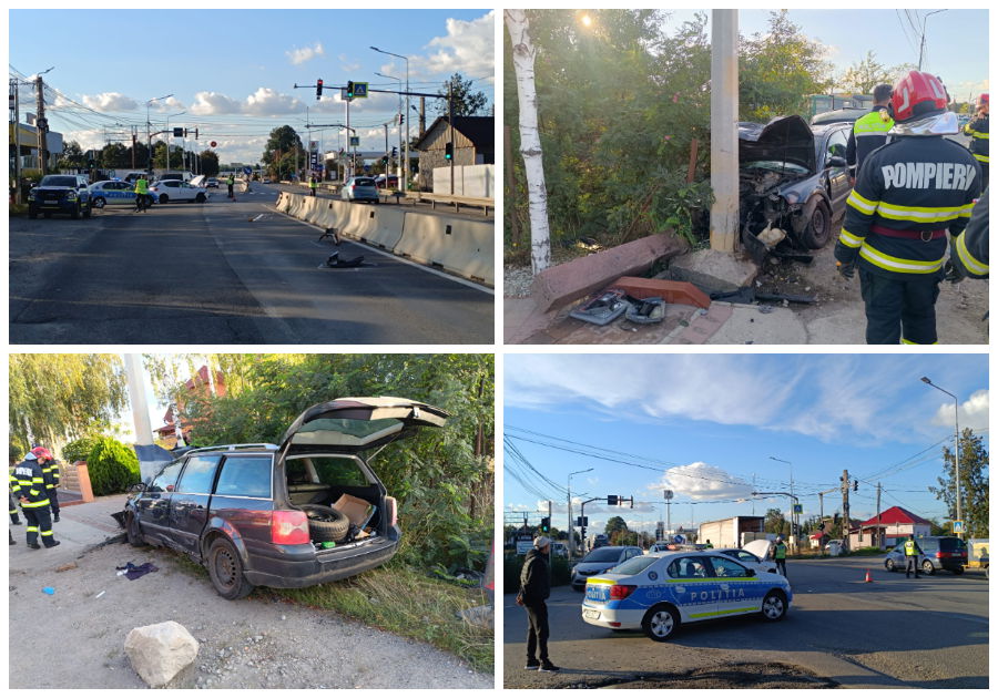 FRISSÍTVE | Borsi baleset: áthajtott a piroson, majd egy másik személyautónak ütközött a vétkes autós