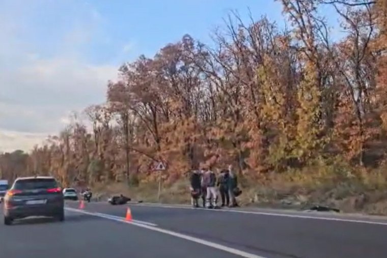 Szokatlan baleset: szarvassal „ütközött” egy motoros a 76-os országúton