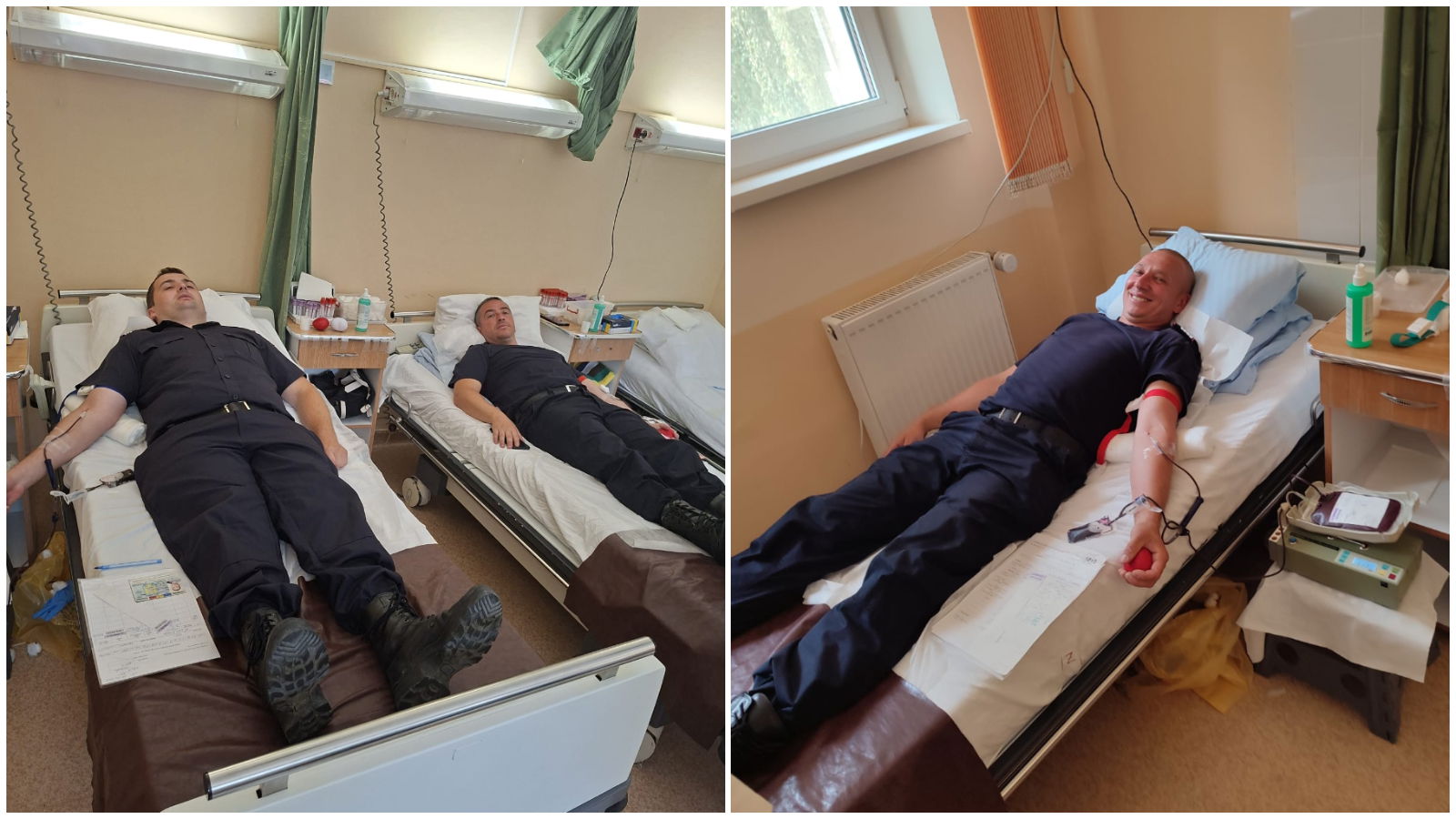 A szalontai tűzoltók is csatlakoztak a véradási akcióhoz