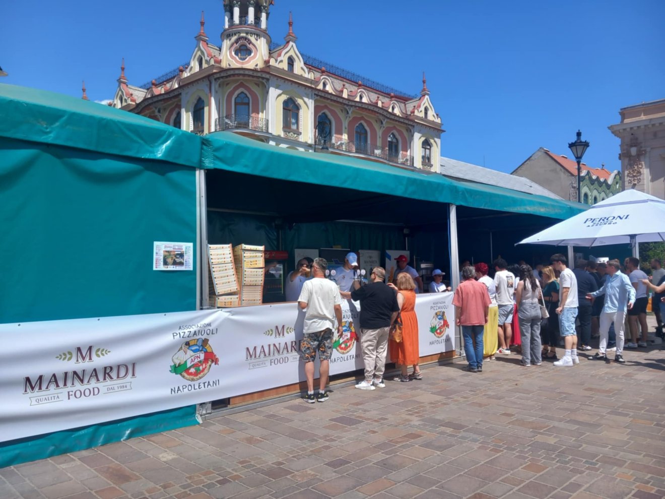 Pizzafesztivál zajlik Nagyvárad központjában