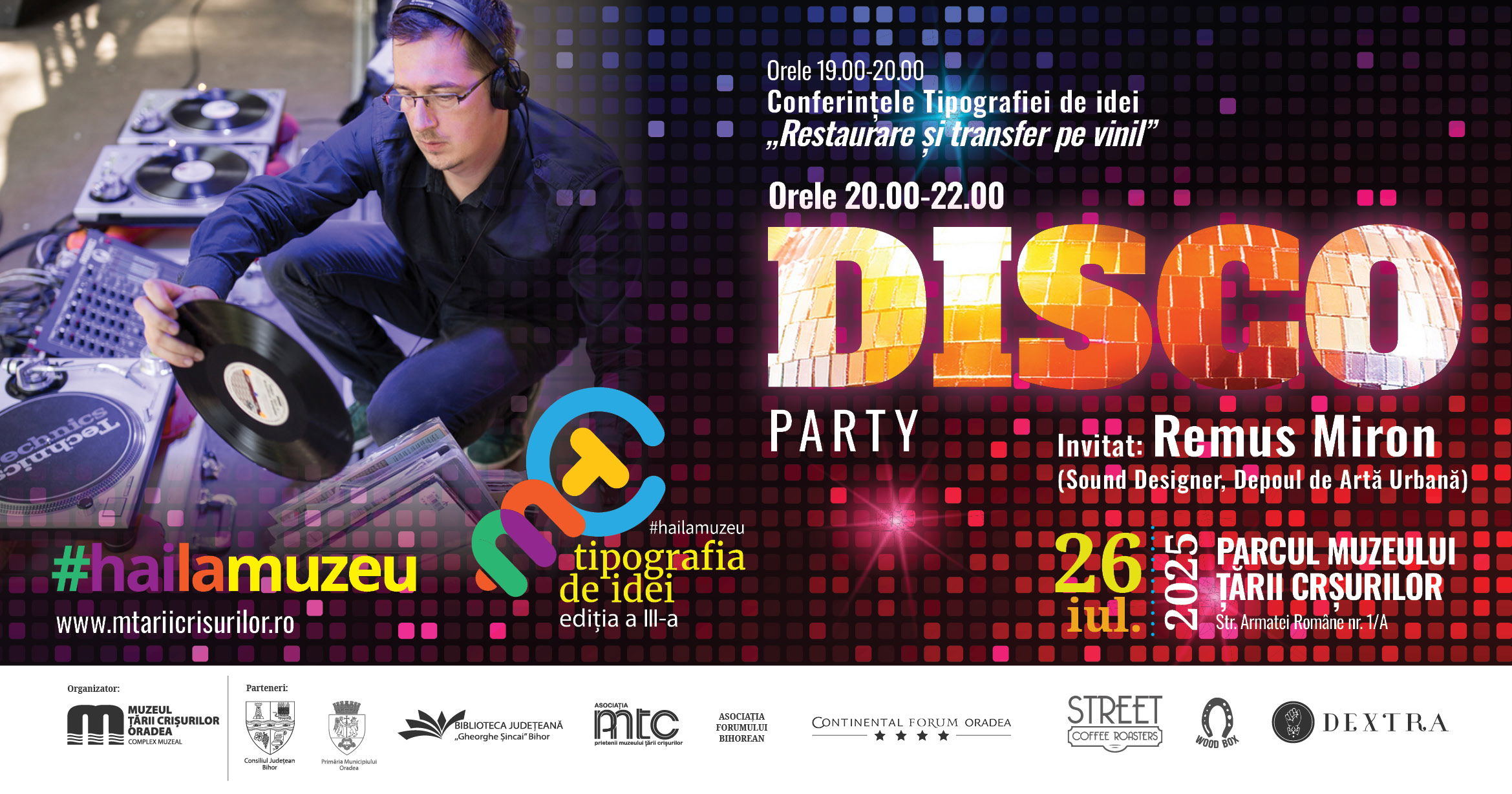 Diszkóparti lesz a múzeum parkjában