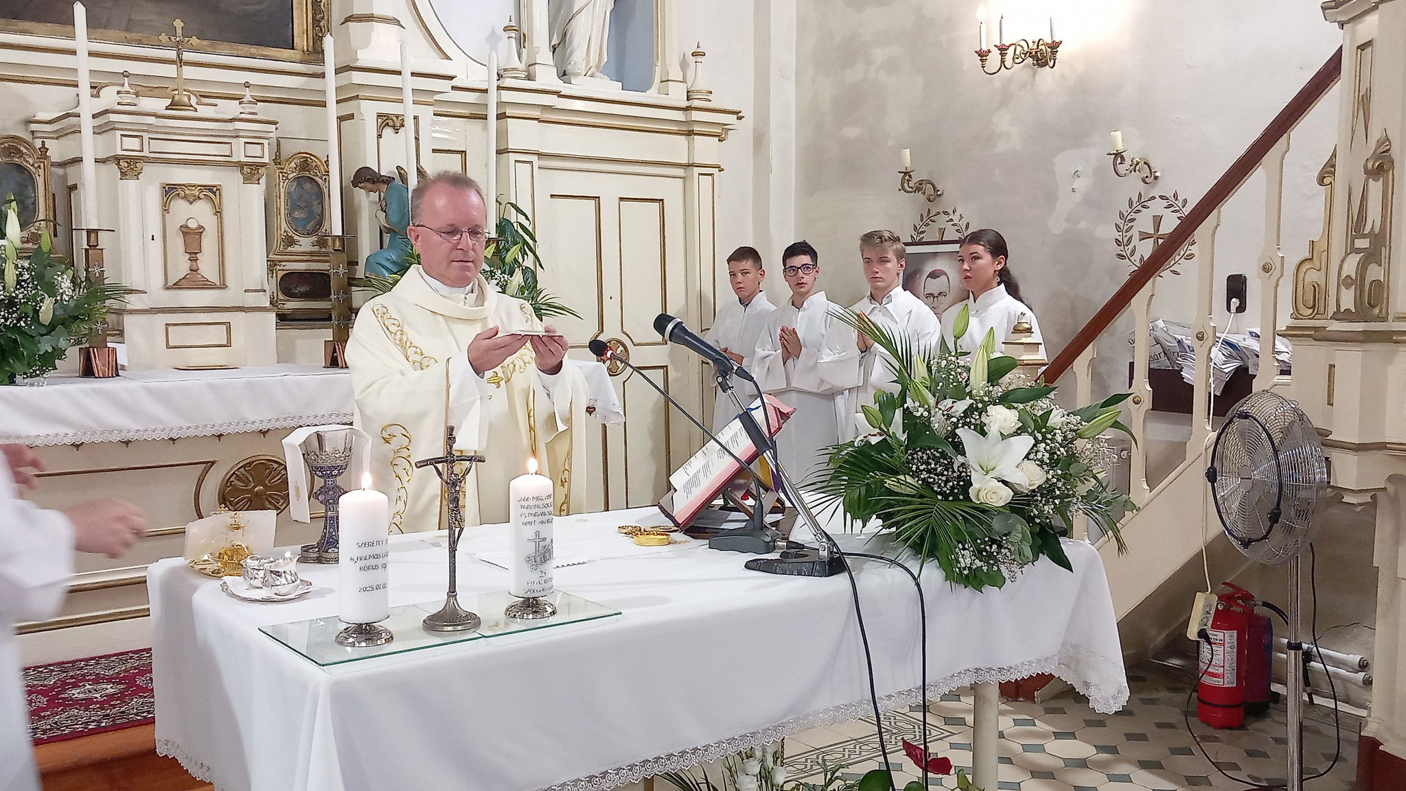 Ezüstmiséjét ünnepelte dr. Kovács F. Zsolt váradújvárosi plébános