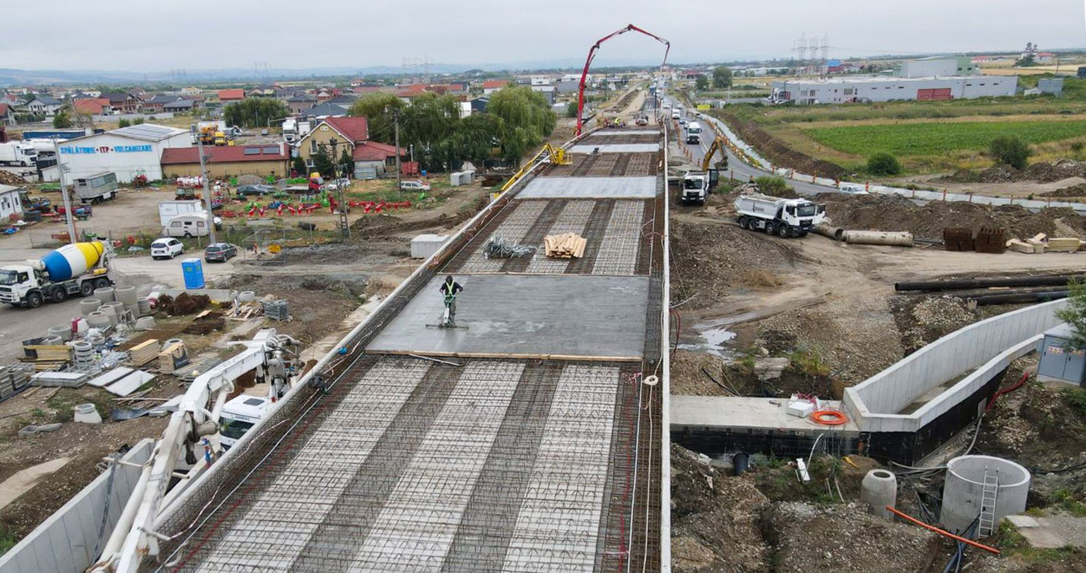 Haladnak a munkálatokkal a fugyivásárhelyi felüljárónál
