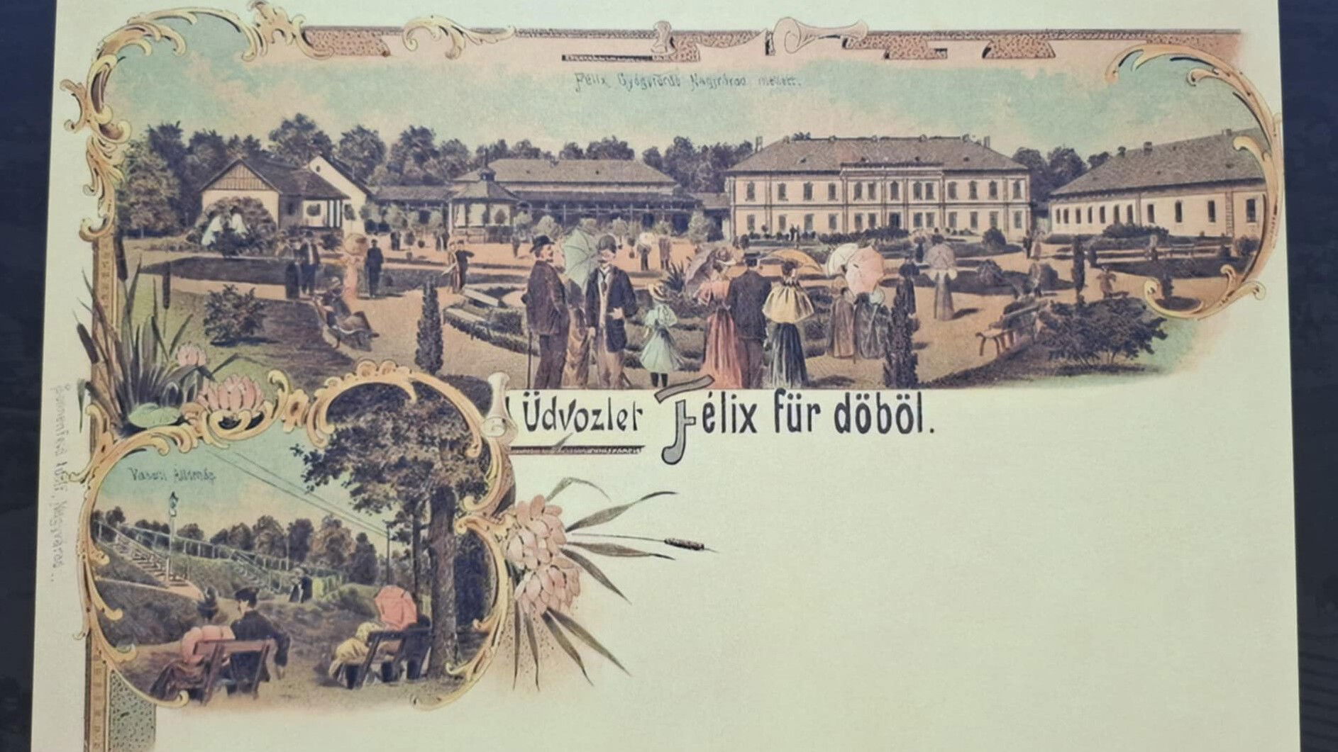 Képeslapokon a történelem: múltidéző kiállítás látható Félixfürdő központjában