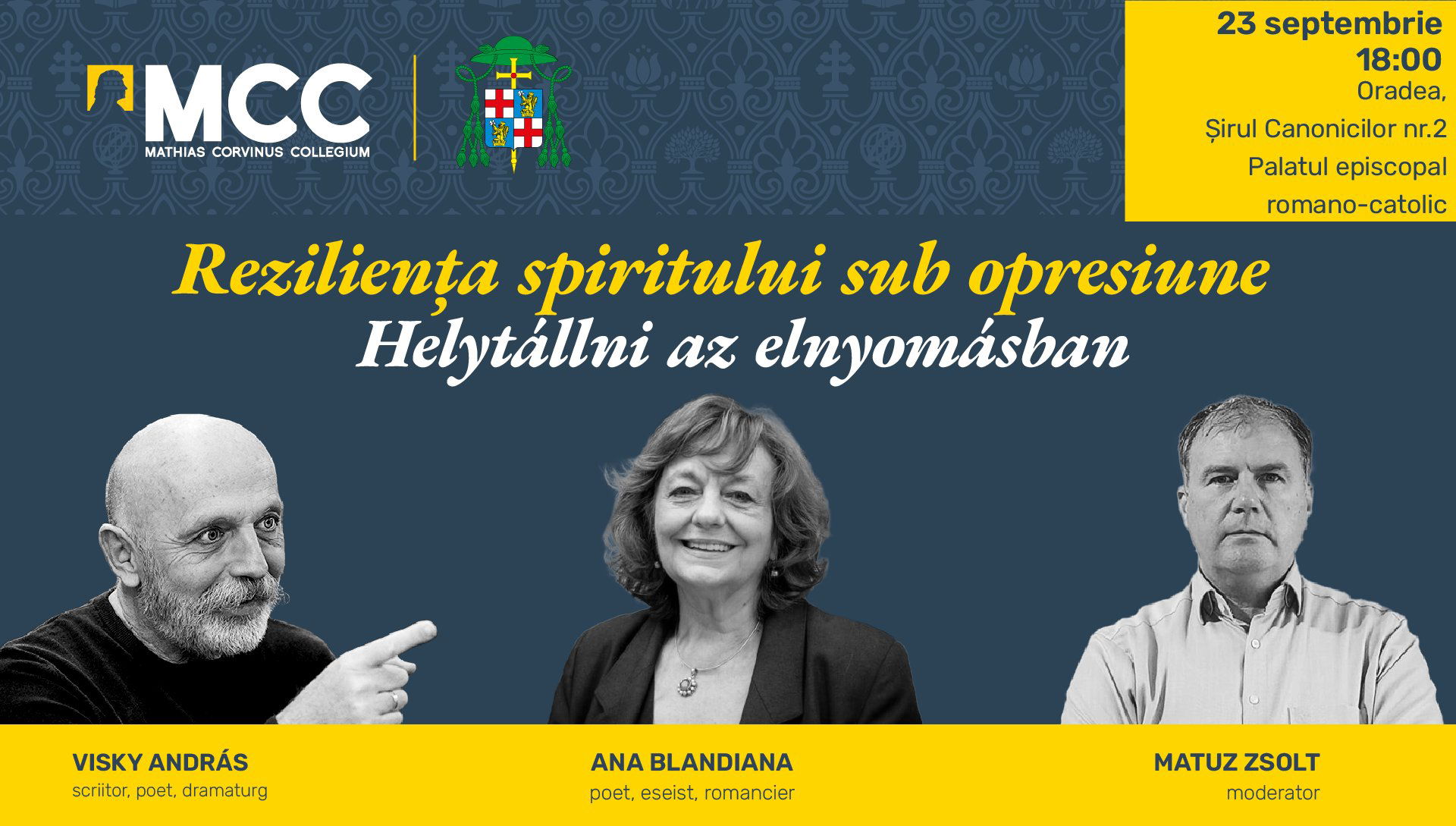 MCC-pódiumbeszélgetés: Fény a szavak végén – Helytállni az elnyomásban