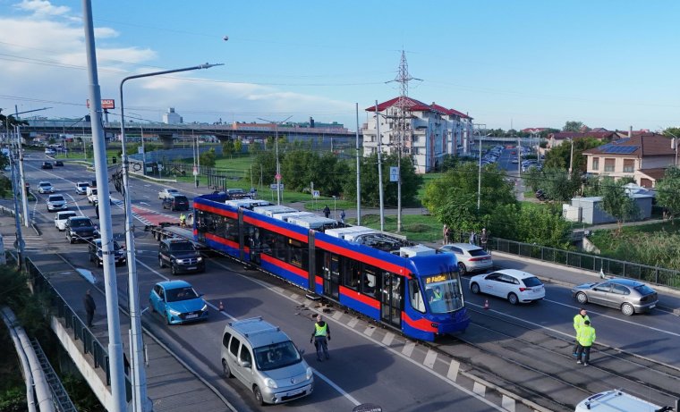 Megérkezett a hatodik új villamos Nagyváradra
