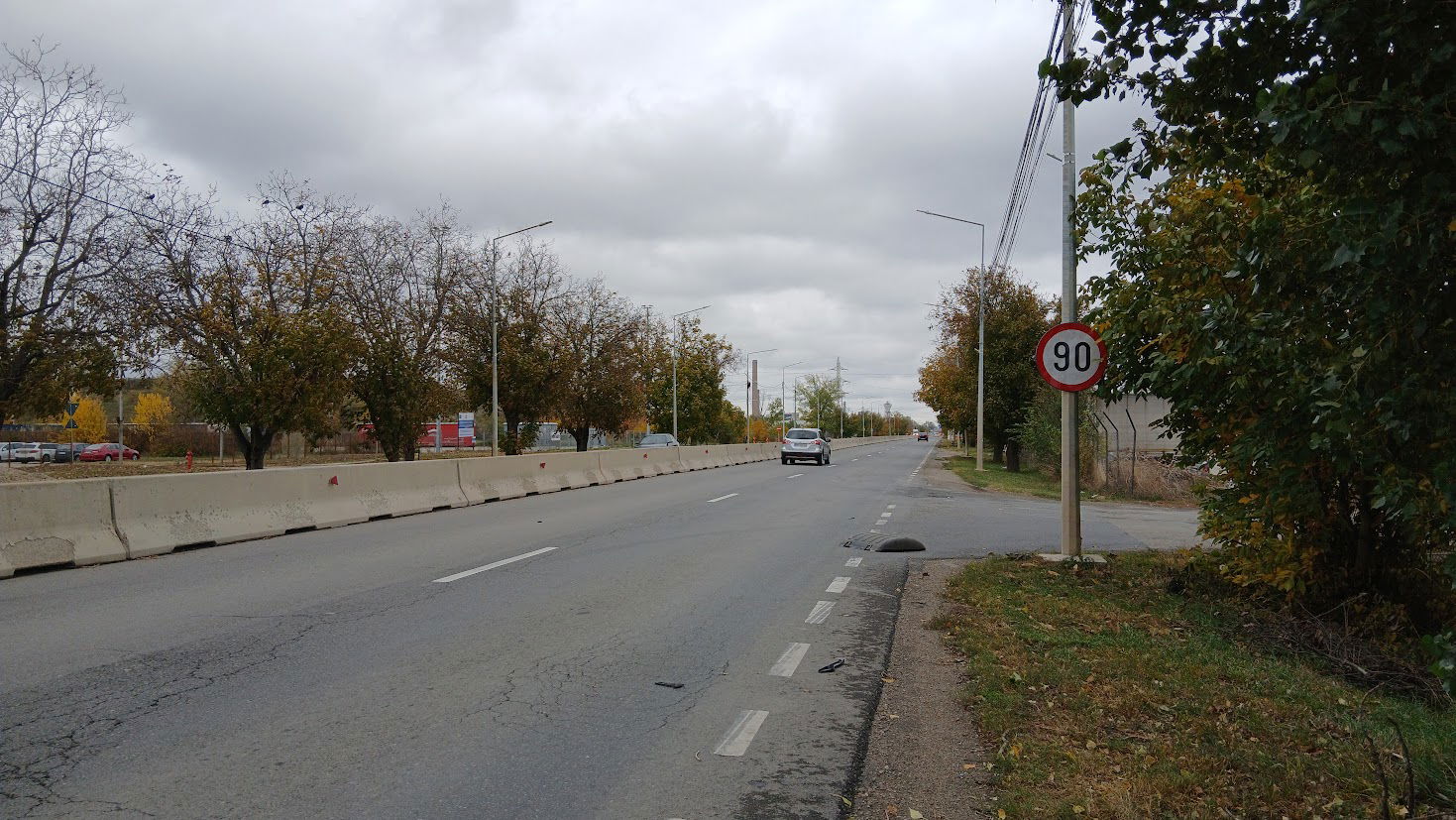 Emelték a sebességhatárt a Borsi út egy szakaszán | VIDEÓ