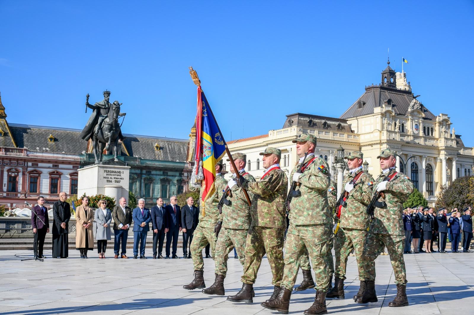 A Román Hadsereg Napjának ünnepe Nagyváradon
