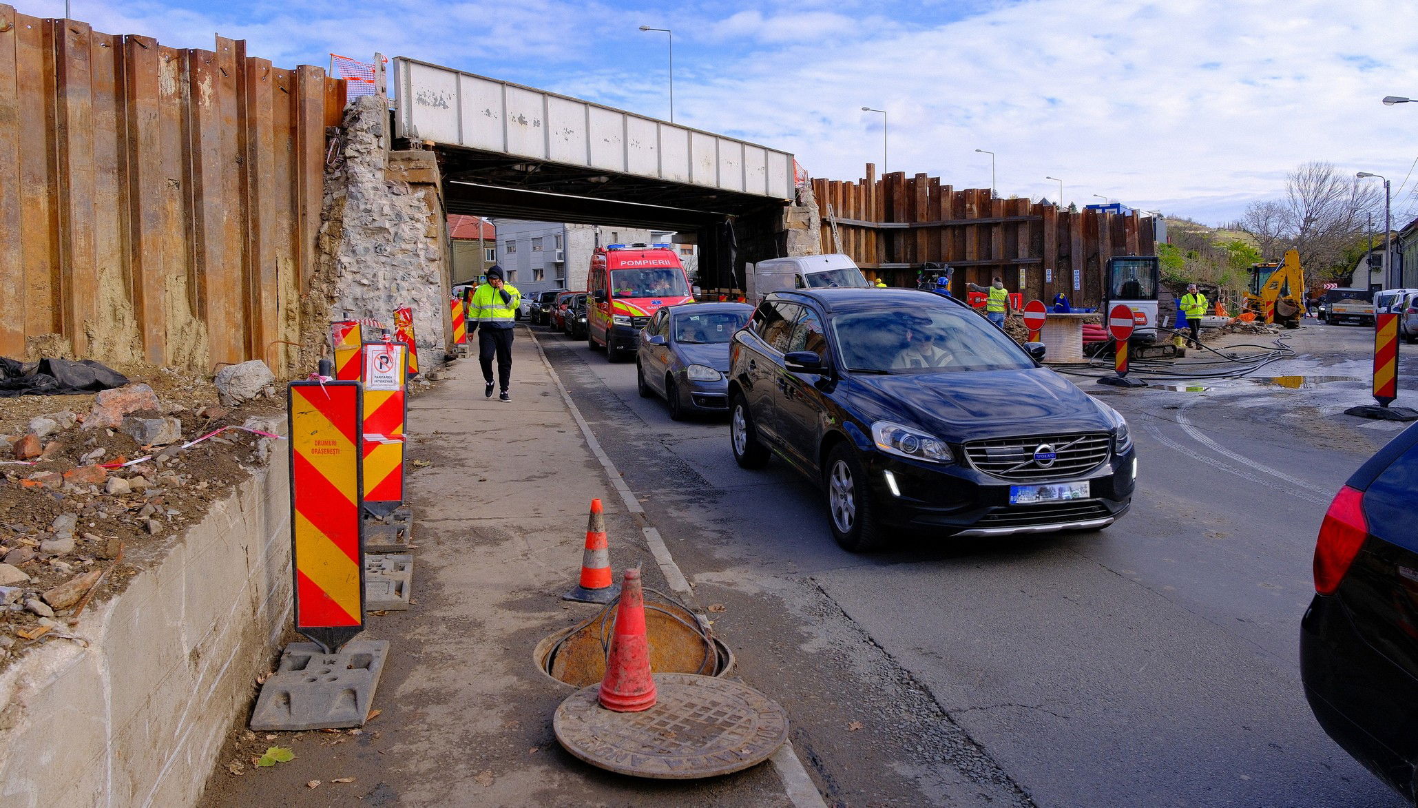 Megkezdődtek a munkálatok a Kórház utcai vasúti felüljárónál