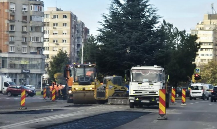 Az utolsó útkarbantartási munkálatokat végzik Váradon a tél beállta előtt