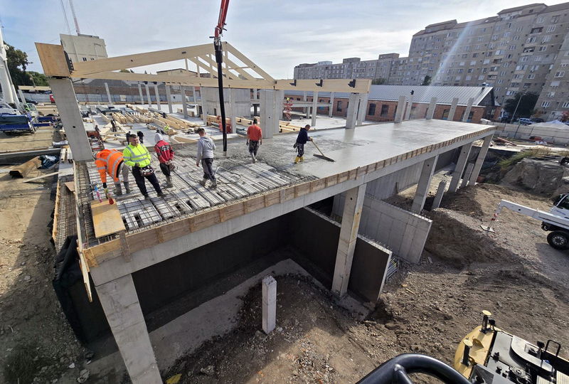 Jó ütemben halad a nagypiac újjáépítése Nagyváradon│VIDEÓ