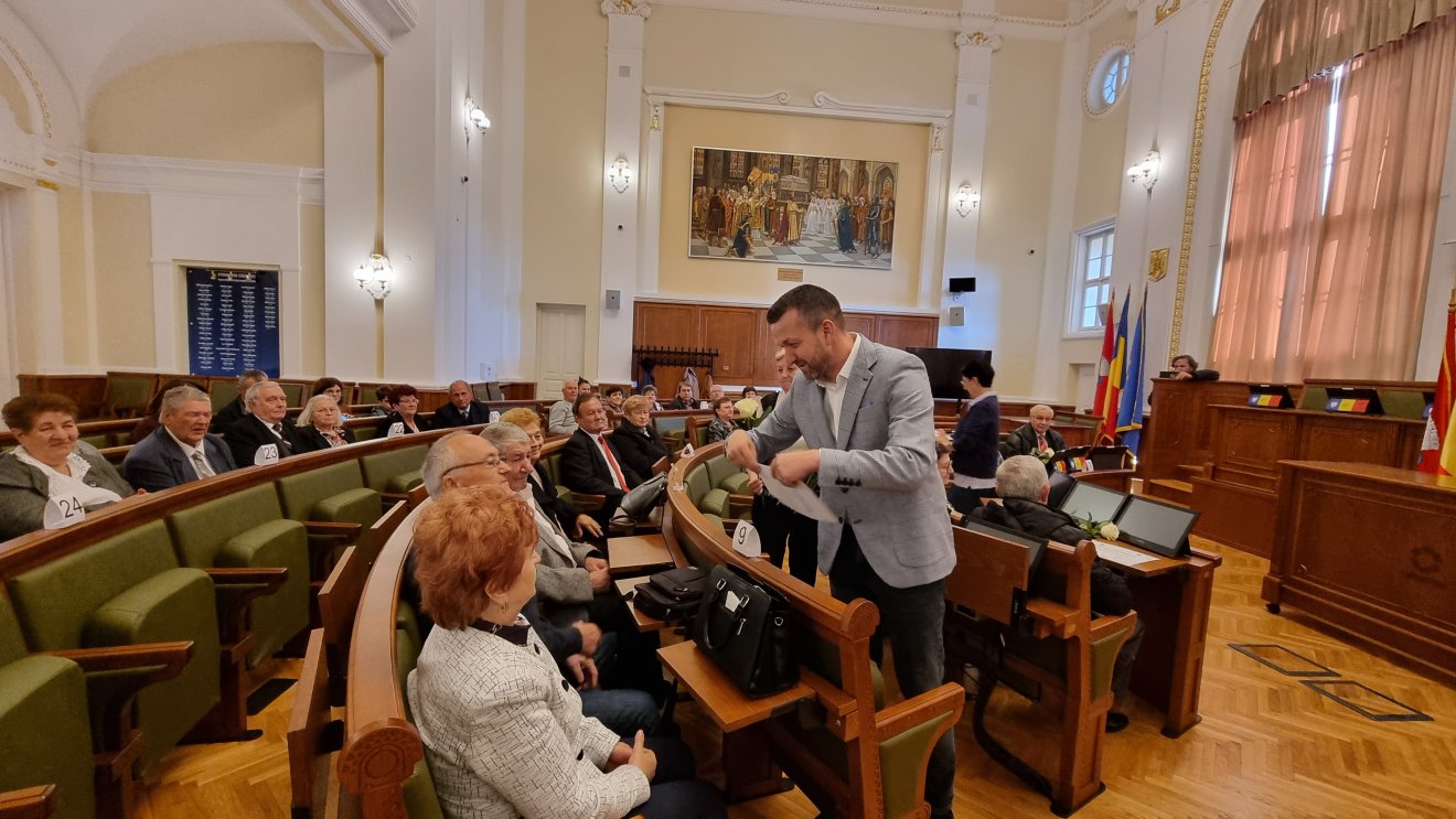 Ismét köszöntötték az ötvenedik házassági évfordulójukat ünneplő párokat