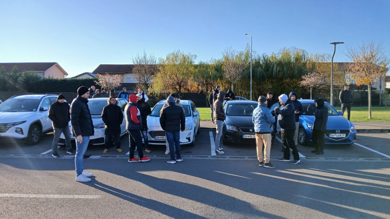 Tüntetnek a Bolt-sofőrök Nagyváradon, egy részük nem vesz át fuvarigénylést