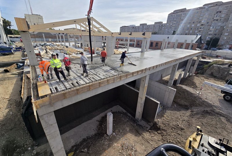 Jó ütemben halad a nagypiac újjáépítése Nagyváradon│VIDEÓ