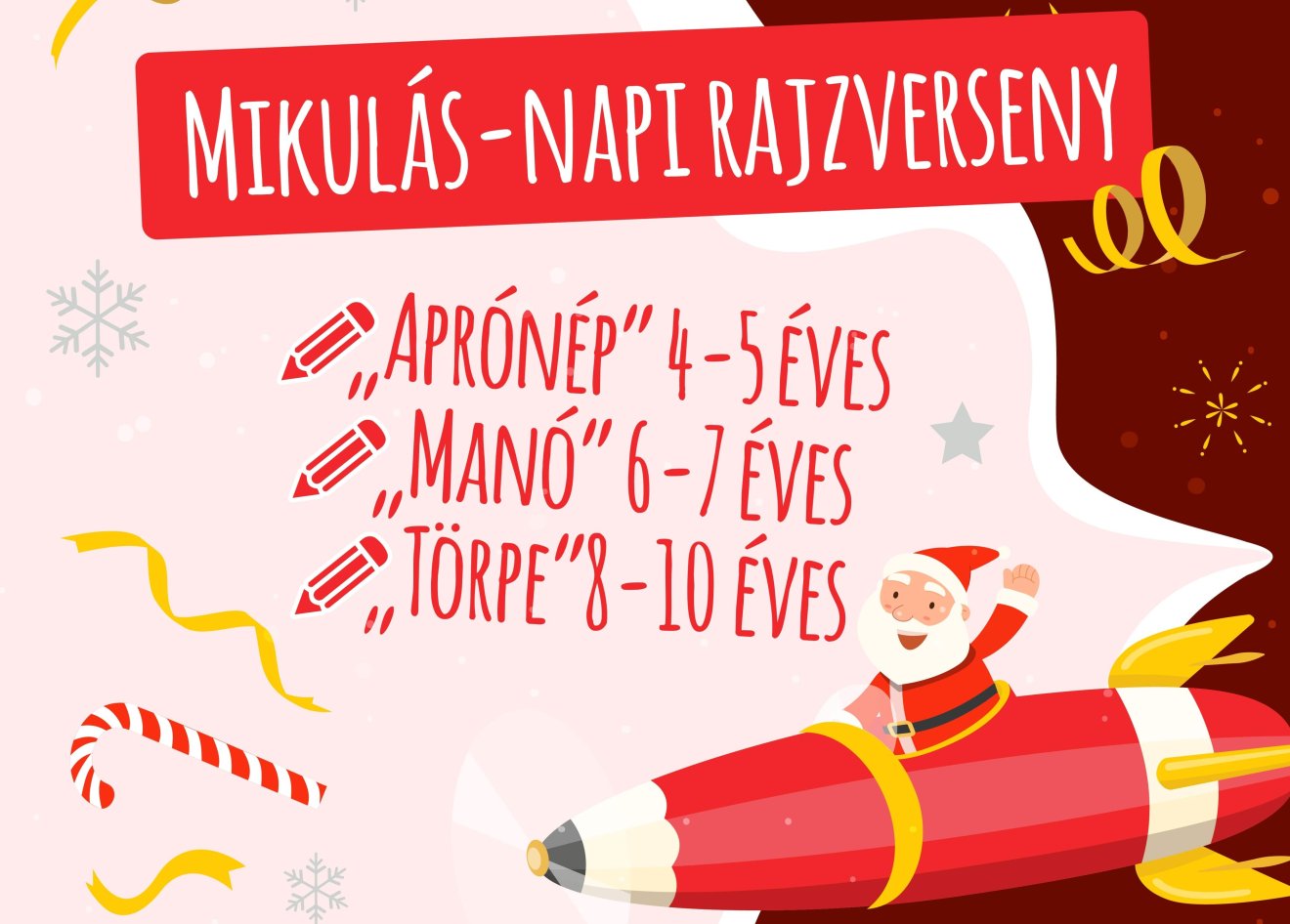 Mikulás-napi rajzversenyt szervez az Ovisuli Egyesület