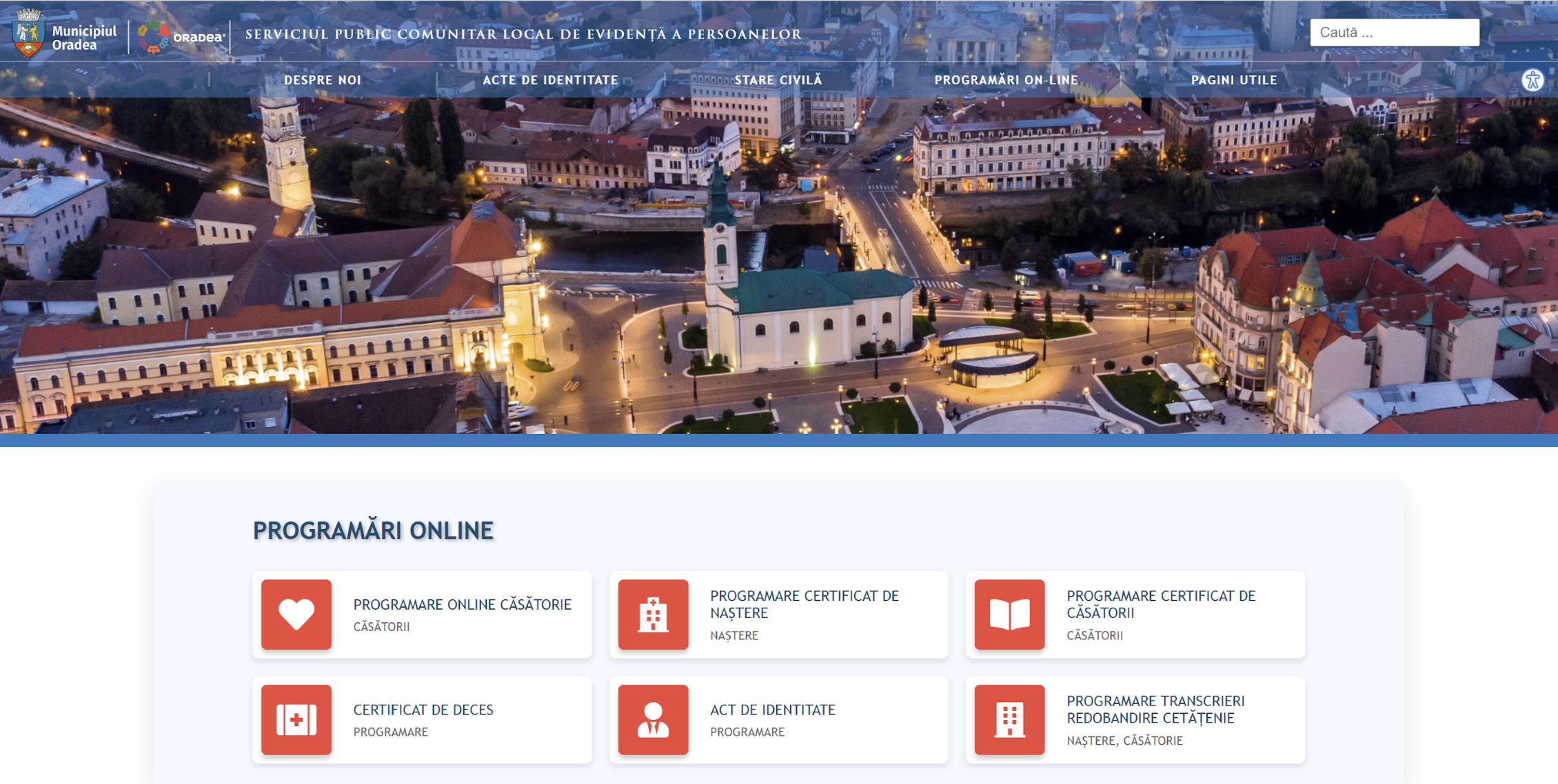 Új honlapja van a váradi lakosságnyilvántartónak