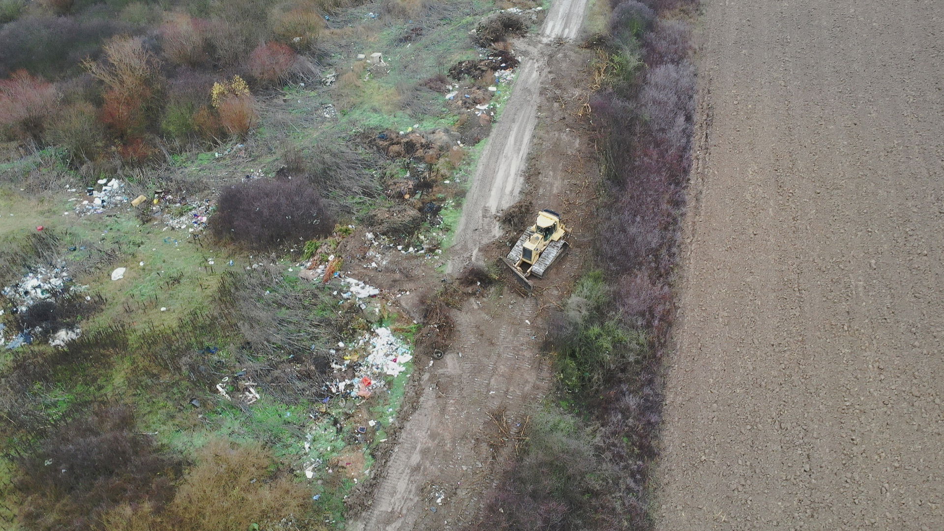 Drónfelvételek buktatták le az illegális hulladékkezelést Bihar megyében