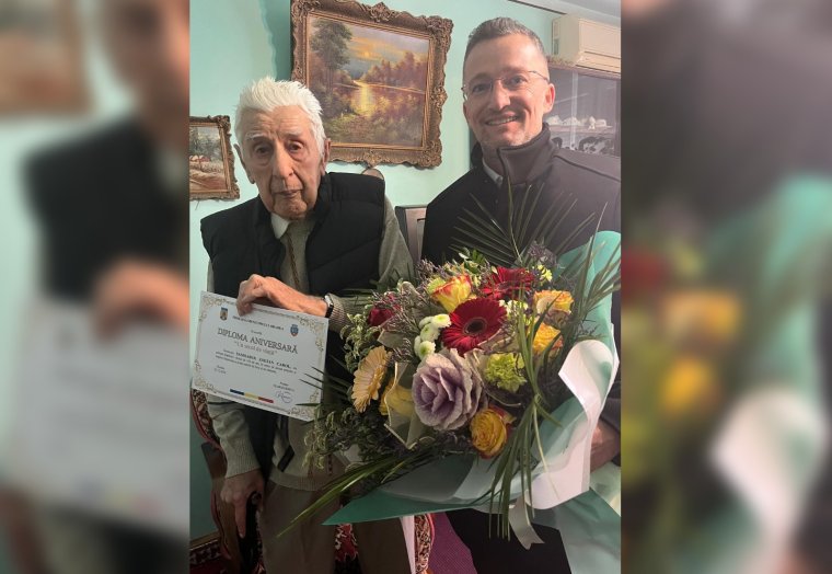 Száz év tisztelete – Samhaber Károlyt köszöntötte a Nagyváradi Polgármesteri Hivatal