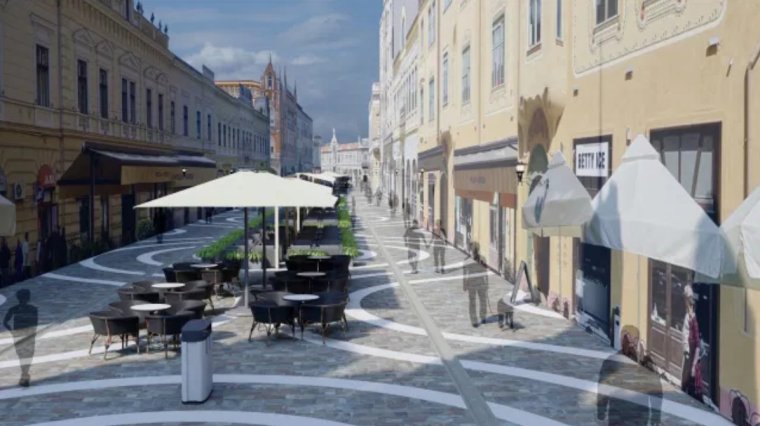 Márciusban kezdődhet a váradi Fő utca térkövezése