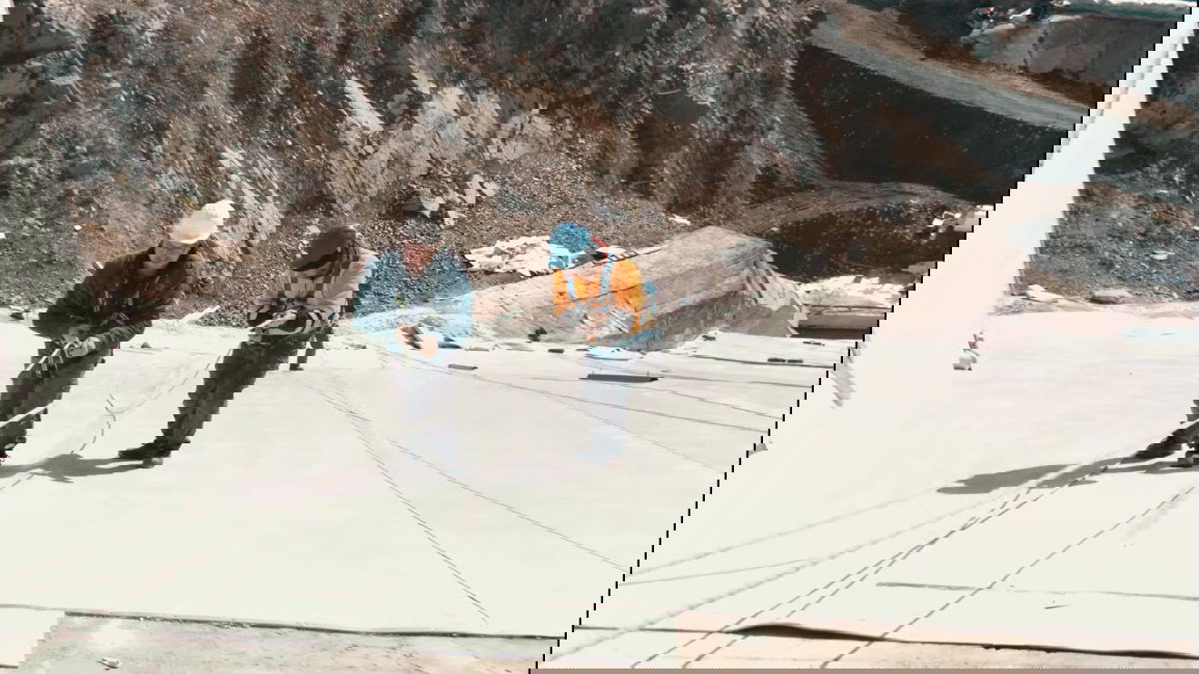 Vízálló membránréteggel burkolták a Jád-völgyi víztározó felső részét