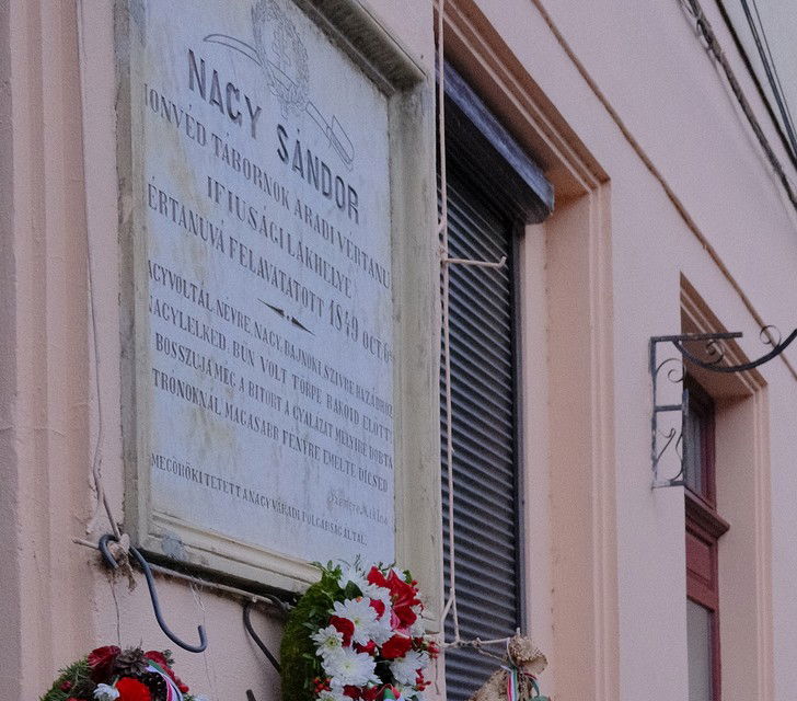 Az aradi vértanúkra emlékeznek Nagyváradon