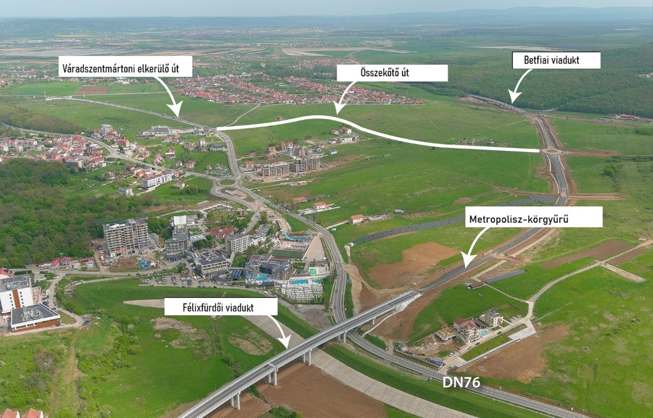 Összekötik a metropolisz-körgyűrűt a váradszentmártonival