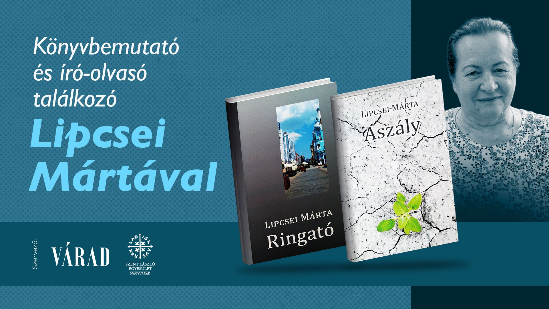Kettős könyvbemutató Lipcsei Mártával