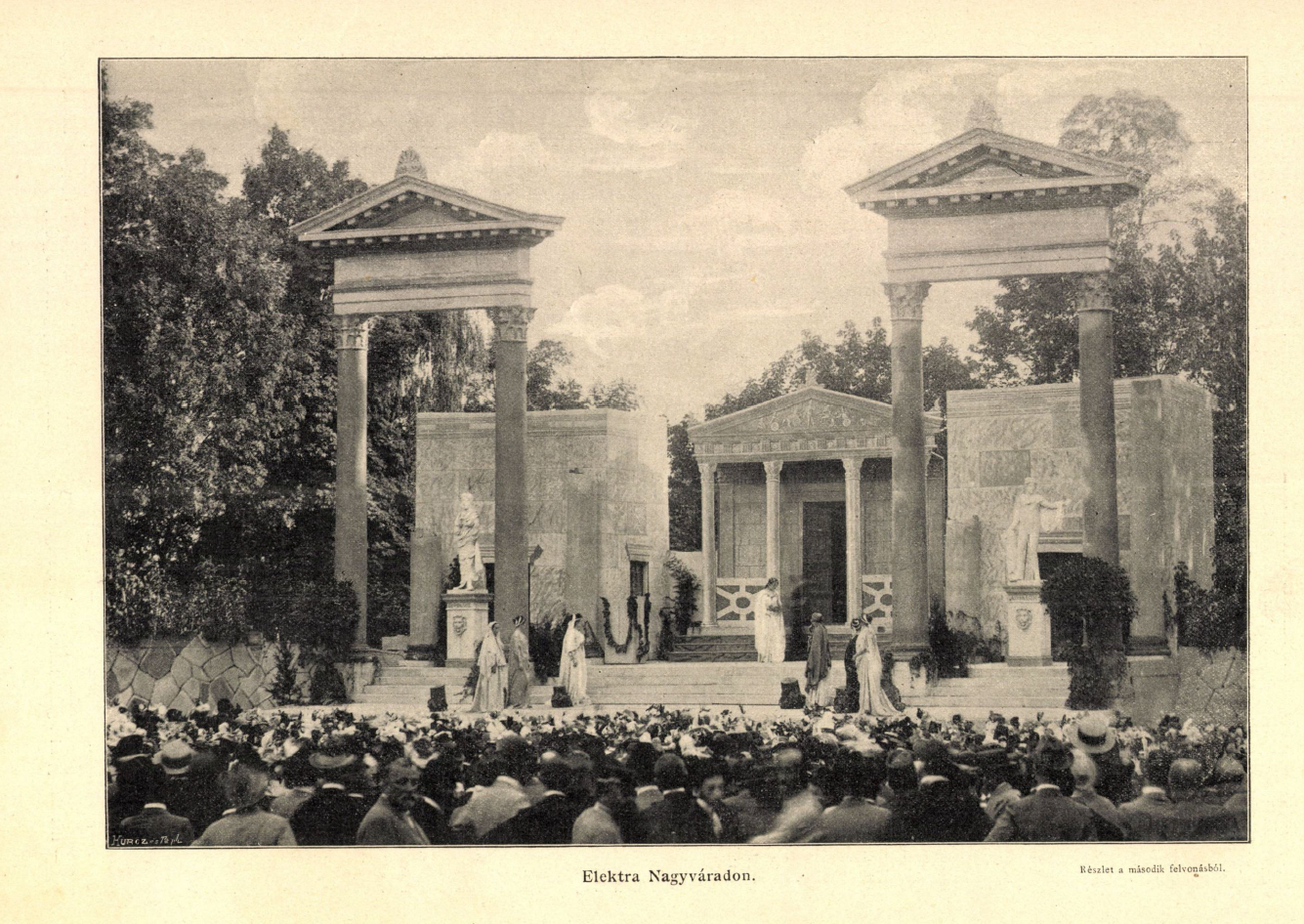 Egy úttörő váradi kezdeményezés: Jászai Mari szabadtéri Elektrája
