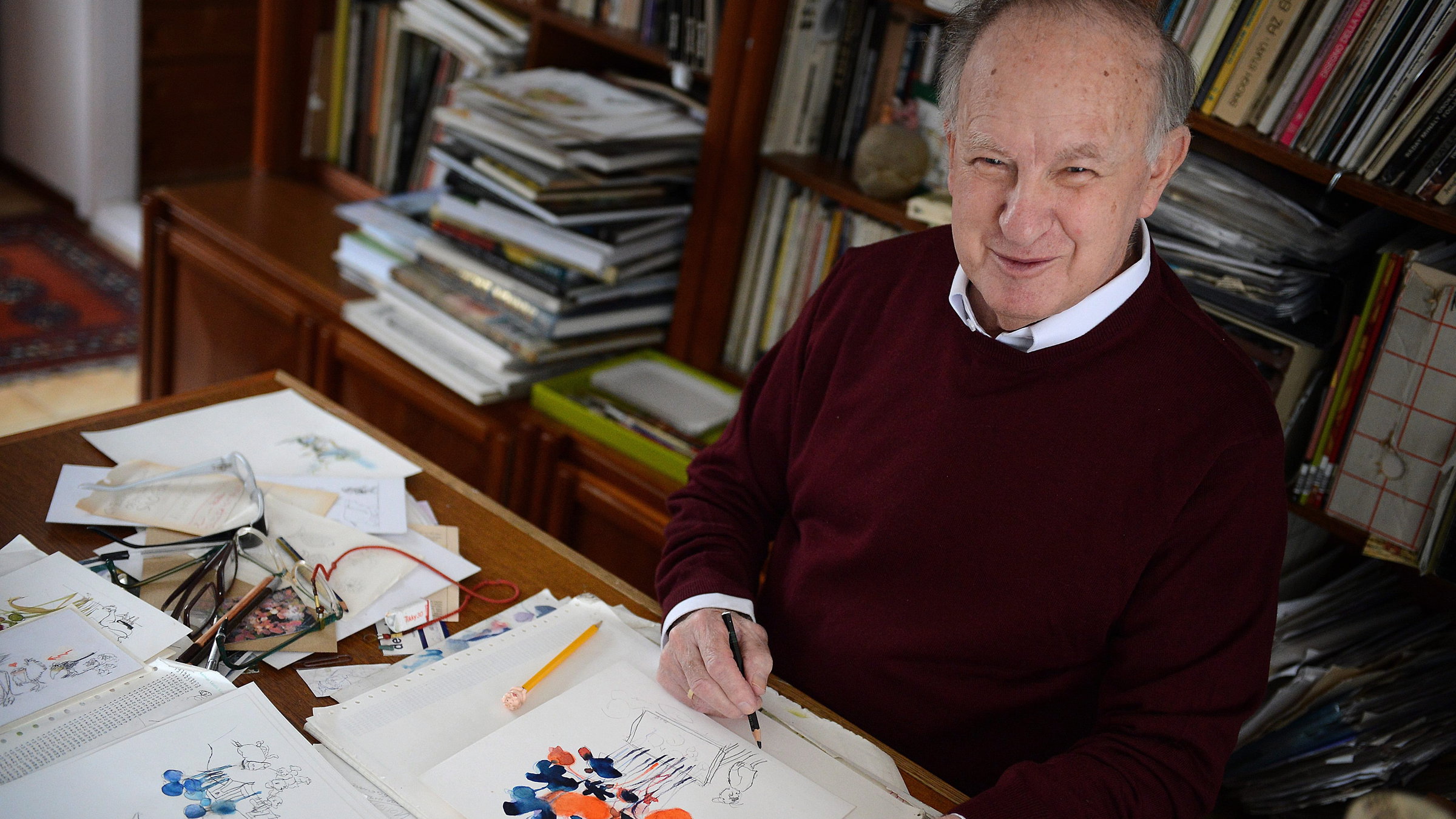 Elhunyt Sajdik Ferenc grafikusművész, Pom-Pom és A nagy ho-ho-horgász megalkotója